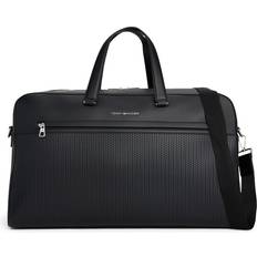 Herre Weekendtaske på tilbud Tommy Hilfiger Metal Logo Woven Duffel Bag - Sort