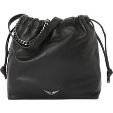 Håndtag Bucket Bags Zadig & Voltaire Uld Skuldertaske Rock Today Sort