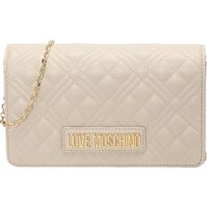 Herre Clutch tasker Love Moschino Clutch Avorio Elfenben