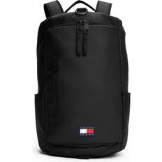 Rubberised Logo Multiway Backpack - Black