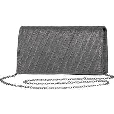 Grå Clutch tasker Vera Mont Uld Glitrende Elegant Clutch Taske - Grå