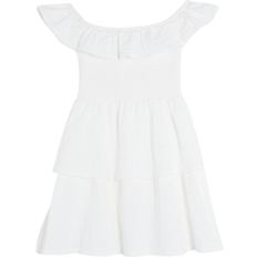 River Island Girl's Bardot Rara Dress - White (444452)