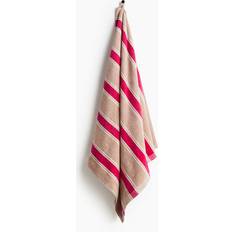 H&M Striped Badlakan Rosa, Röd, Vit (165x80cm)