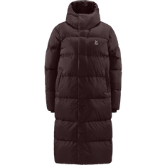 Haglöfs Long Down Parka Women - Burgundy Brown