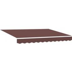 VidaXL Terrassemarkiser vidaXL Markise Erstatningsstof til 3.5x2 m Ramme Brun