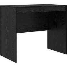 Hylder Skrivebord vidaXL Sort Egetræ Spånplade 90 x 50 x 76 cm Skrivebord