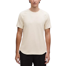 Lululemon License To Train Short-Sleeve Shirt - Heathered Light Ivory