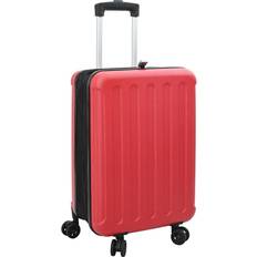 VidaXL 4 hjul Kufferter vidaXL Foldbar Kuffert Hård Skal 20" Rød