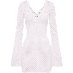 Badeanzug Cover Ups & Sarongs Shein Damen Lange Ärmel Cut Out-out Badeanzug Cover-Up - Boho