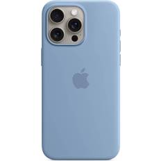 Apple Silicone Case with MagSafe for iPhone 15 Pro Max Winter Blue