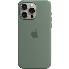 Apple Silicone Case with MagSafe for iPhone 15 Pro Max Cypress Green