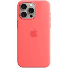 Apple Silicone Case with MagSafe for iPhone 15 Pro Max Guava