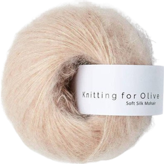 Garn & Håndarbejdsudstyr Knitting For Olive Soft Silk Mohair Powder Pink 225m