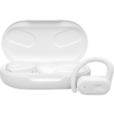 Open-Ear (Bone Conduction) - Vita Hörlurar JBL Soundgear Sense White