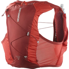 Inner Pocket - Unisex Running Backpacks Salomon Active Skin 4 - Red Dahlia/High Risk Red
