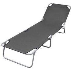 Ihopfällbar - Metall Solsängar vidaXL 44293