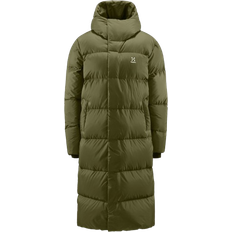 Gång & Vandring Kappor & Rockar Haglöfs Women's Long Down Parka, S, Olive Green