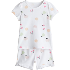 H&M Pyjamas Med Tryck - Vit/Frukter