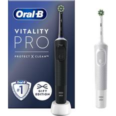 Oral b vitality pro black Oral-B Vitality Pro Duo Gift Edition Black/White