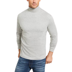 Club Room Men's Solid Turtleneck Shirt - Soft Grey