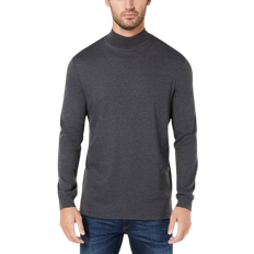 Club Room Men's Solid Turtleneck Shirt - Charcoal Grey