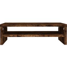 vidaXL Display Stand Smoked Oak TV Bench 42x13cm