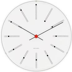 Arne Jacobsen Bankers White Wall Clock 21cm