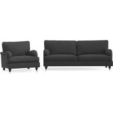Bloomington Howard Classic Dark Grey Sofa 164cm 2 Seater