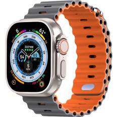 Apple Watch Ultra Ocean Band 8 Silicone Strap