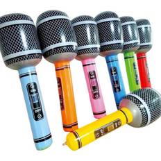 Shein 10pcs Inflatable Microphone Set Multicolour