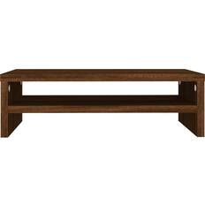 vidaXL Display Stand Brown Oak TV Bench 42x13cm