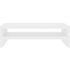 vidaXL Display Stand White TV Bench 42x13cm