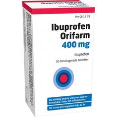 Ibuprofen - Värk & Feber Receptfria läkemedel Ibuprofen Orifarm 400mg 30 st Tablett