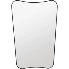 Brass Interior Details GUBI F.A.33 Black Wall Mirror 54x80cm
