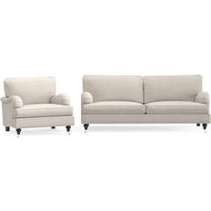 Bloomington Howard Classic Beige Sofa 164cm 2 Seater