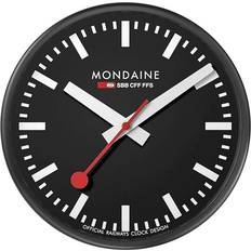 Clocks Mondaine A990 Black Wall Clock 25cm