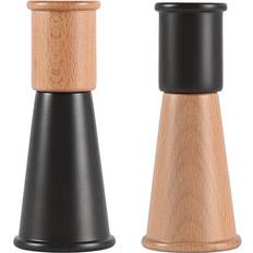 Sagaform Cucumber Salt Pepper Grinder Small 2 Pieces Black Brown Spice Mill