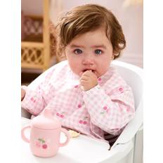 Pink Cherries Sleeved Bib
