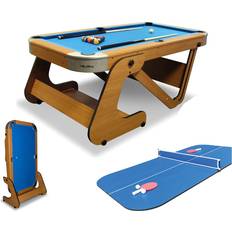 Riley Riley Folding Pool Table Tennis 6ft 6in