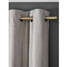 Gardiner & Tillbehör NEXT Silver Grey Metallic Stripe Eyelet Curtains