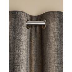 Randiga Gardinlängder NEXT Black Bronze Gold Metallic Stripe Curtains