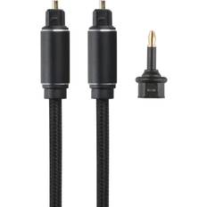 Kabler Dacota Optical 3 m Med Adapter Sort