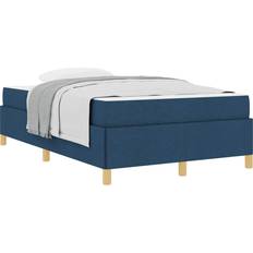 Kontinentalseng 120x200 vidaXL Box Spring Seng Andet Blue Hvid 120 x 200 cm Kontinentalseng
