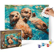 Brun Diamond Paintings Schipper MNZ - Otterpärchen