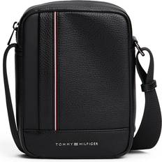 Tommy Hilfiger Skuldertaske Metal Logo Crossbody Reporter Bag - Sort