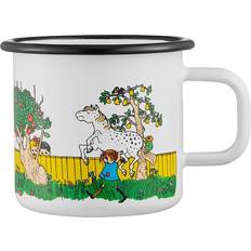 Muurla Pippi Emaljmugg 37 cl Kopp
