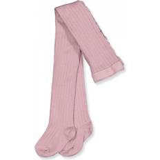 Strømpebukser Børnetøj mp Denmark Wool Rib Tights - Wood Rose (128-188)
