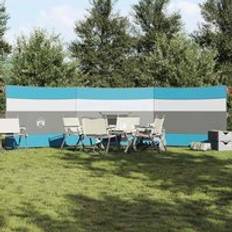 Windscreens Berkfield Home Camping Windbreak Blue Waterproof 508x130 cm