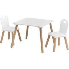 Kinder Sitzgarnitur 3-tlg 1 Tisch und 2 Stühle