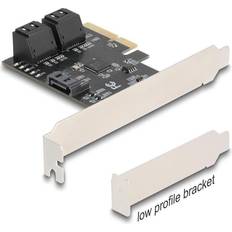 DeLock PCIe SATA Lavprofil 1 PCI Express x 4 5 SATA 7-pin